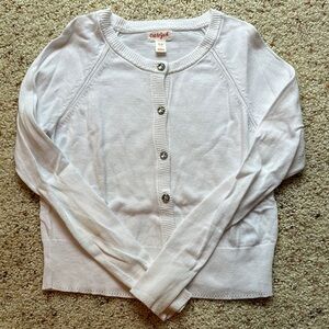 Cat & Jack White Cardigan Sweater